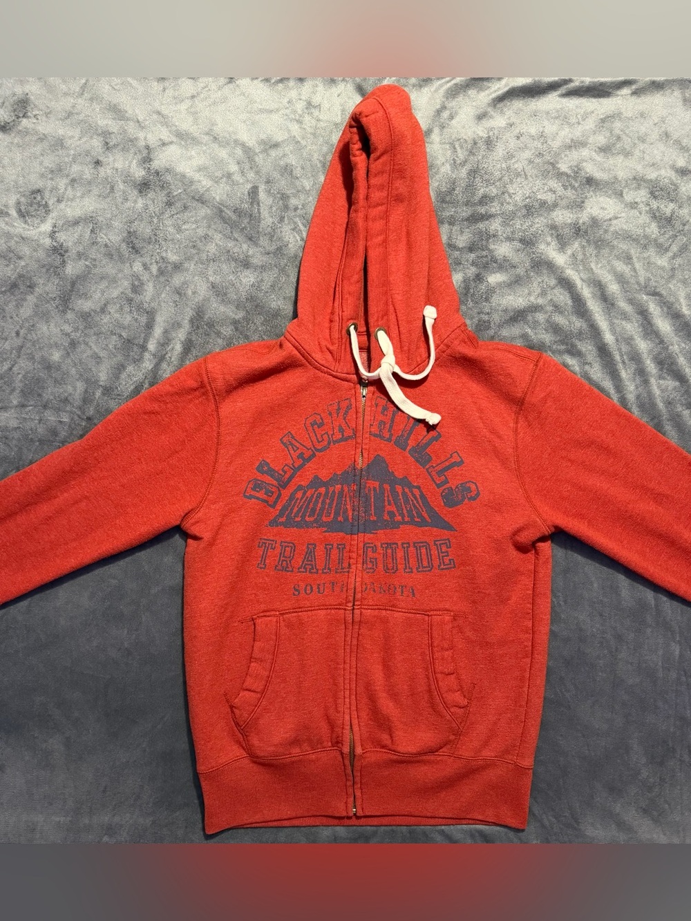 Roebuck & Co. Men’s Red Zipper Hoodie SIZE SMALL